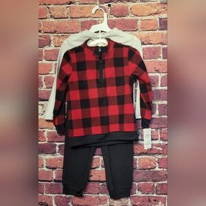 Carters 3piece Fleece Out Fit Toddler Boys